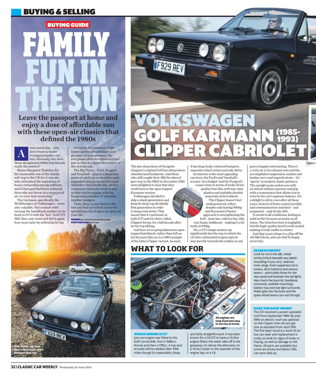 Classic Car Weekly Preview Pages