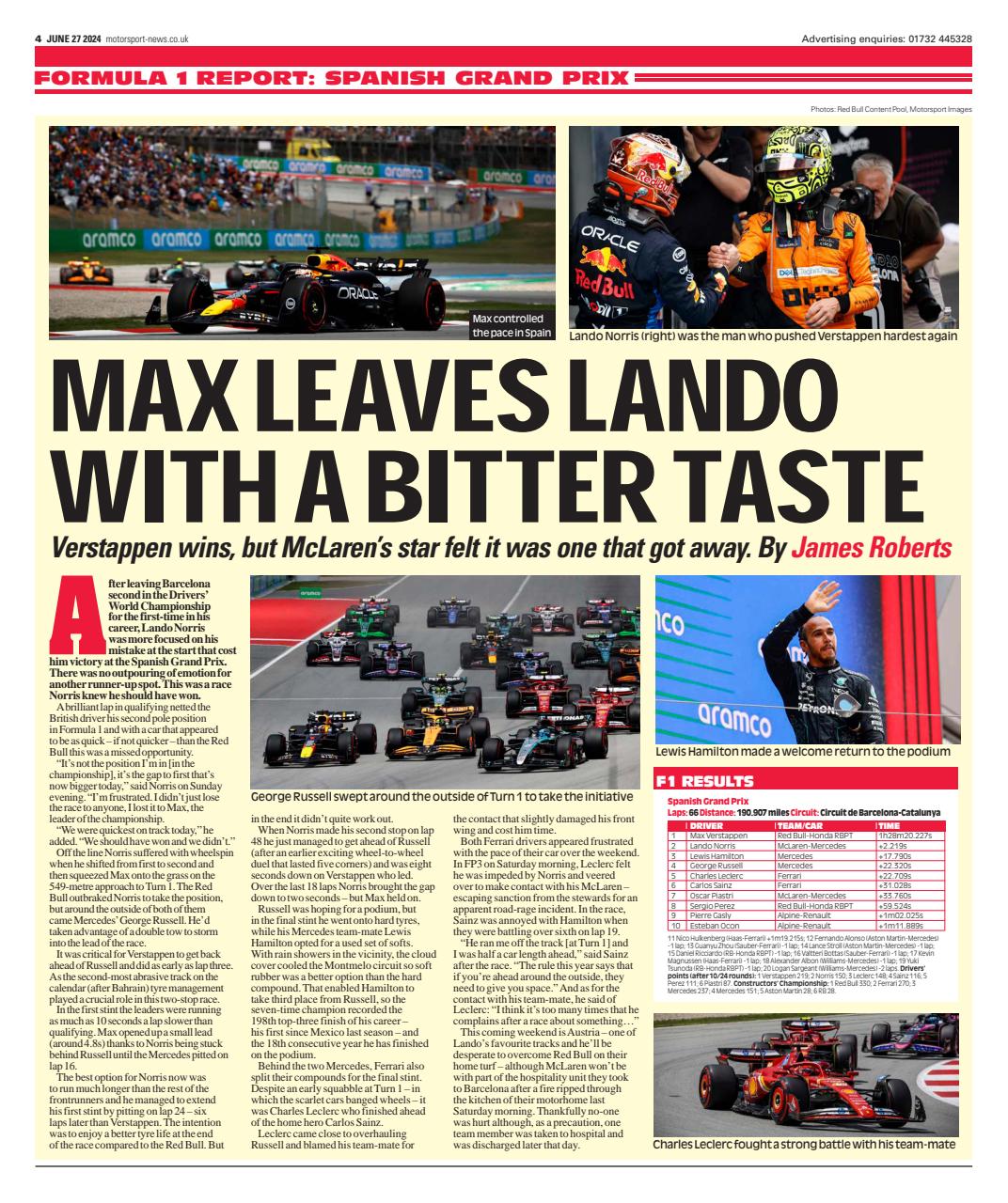 Motorsport News Preview Pages