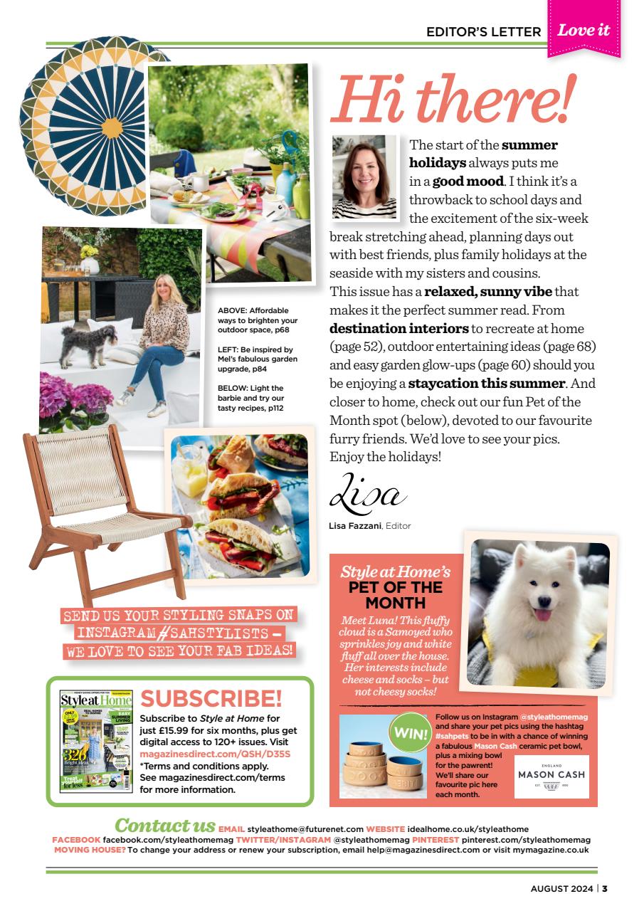 Style at Home Preview Pages