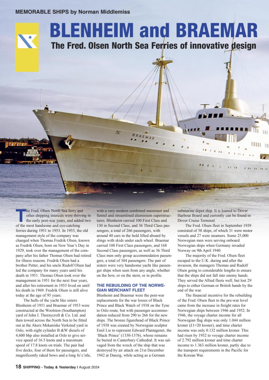 Shipping Today & Yesterday Preview Pages