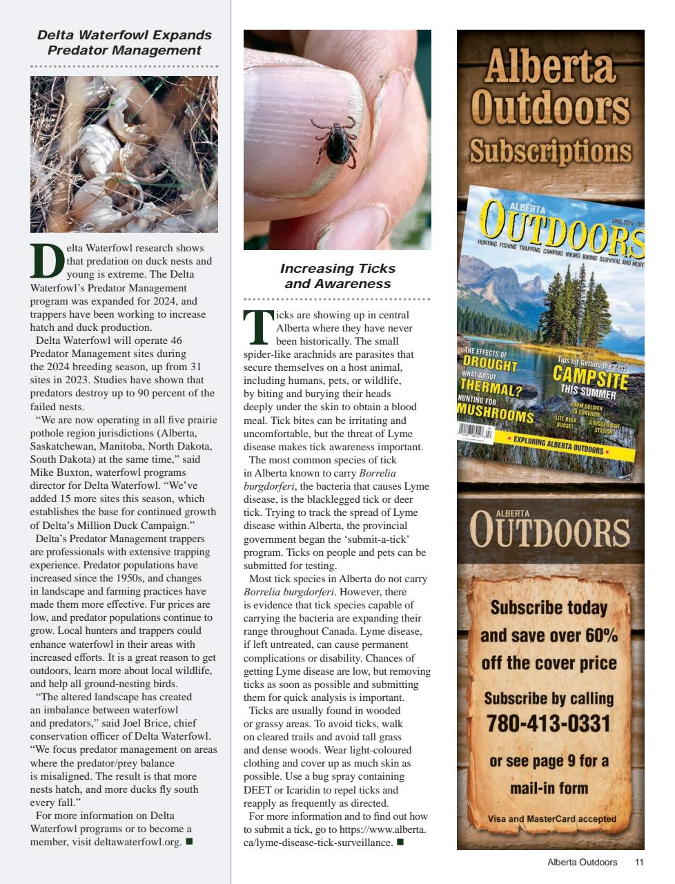 Alberta Outdoors Preview Pages