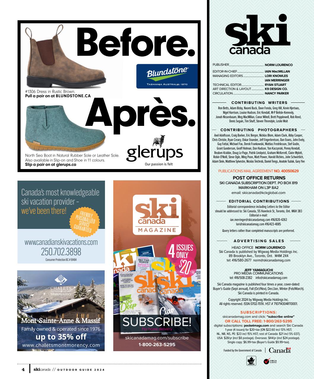 Ski Canada Preview Pages