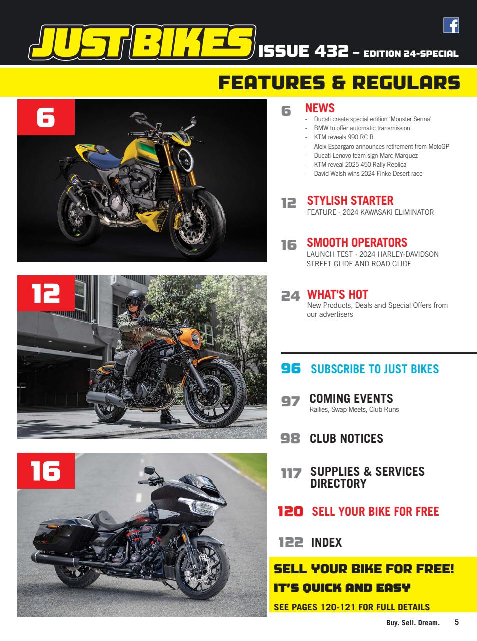 JUST BIKES Preview Pages