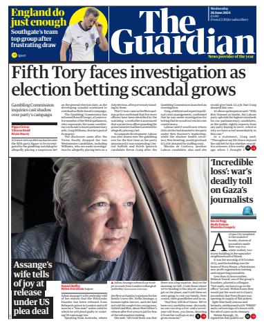 The Guardian Newspaper issue Wednesday, June 26, 2024