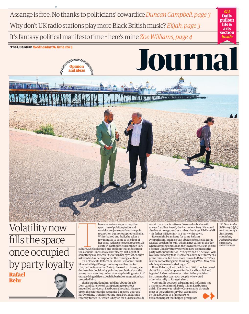 The Guardian Newspaper Preview Pages