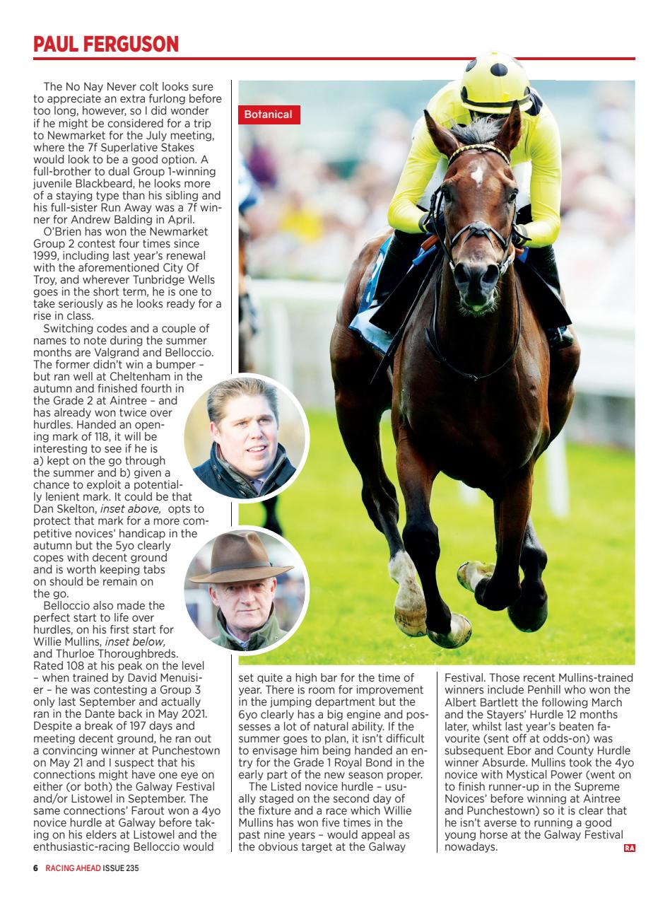 Racing Ahead Preview Pages