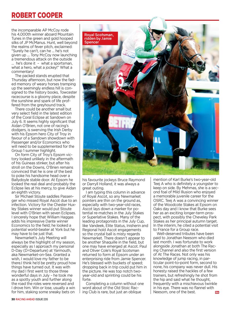 Racing Ahead Preview Pages