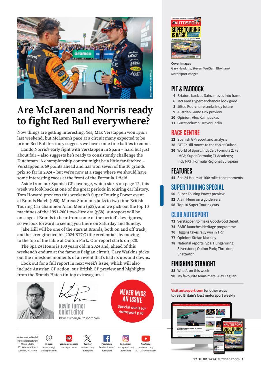 Autosport Preview Pages