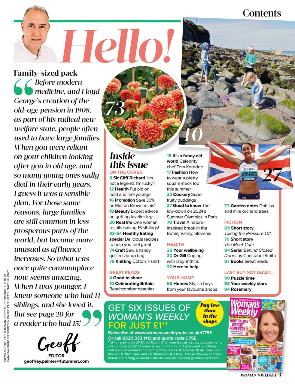 Woman's Weekly Preview Pages