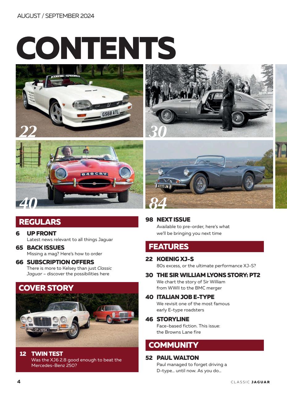 Classic Jaguar Preview Pages