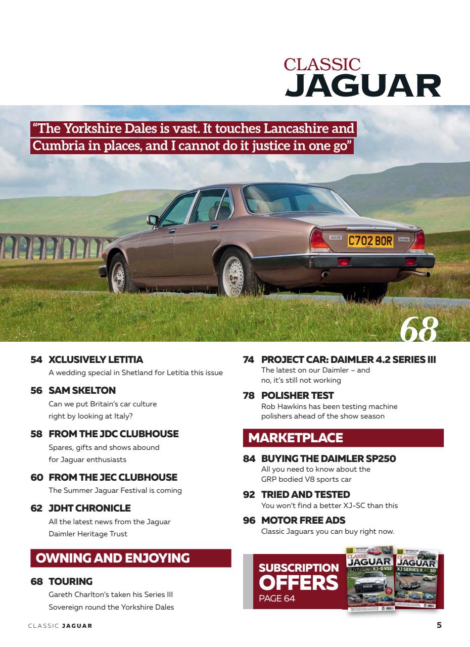 Classic Jaguar Preview Pages