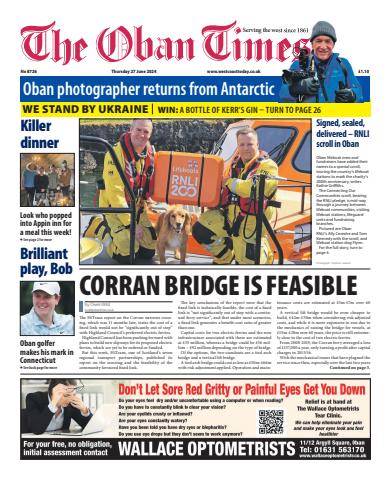 The Oban Times & Lochaber Times issue Thursday, June 27, 2024