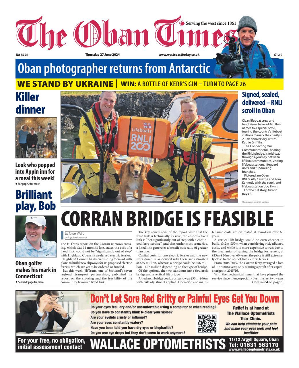 The Oban Times & Lochaber Times Preview Pages