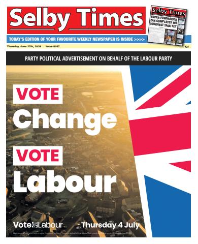 Selby Times issue June 27th 2024