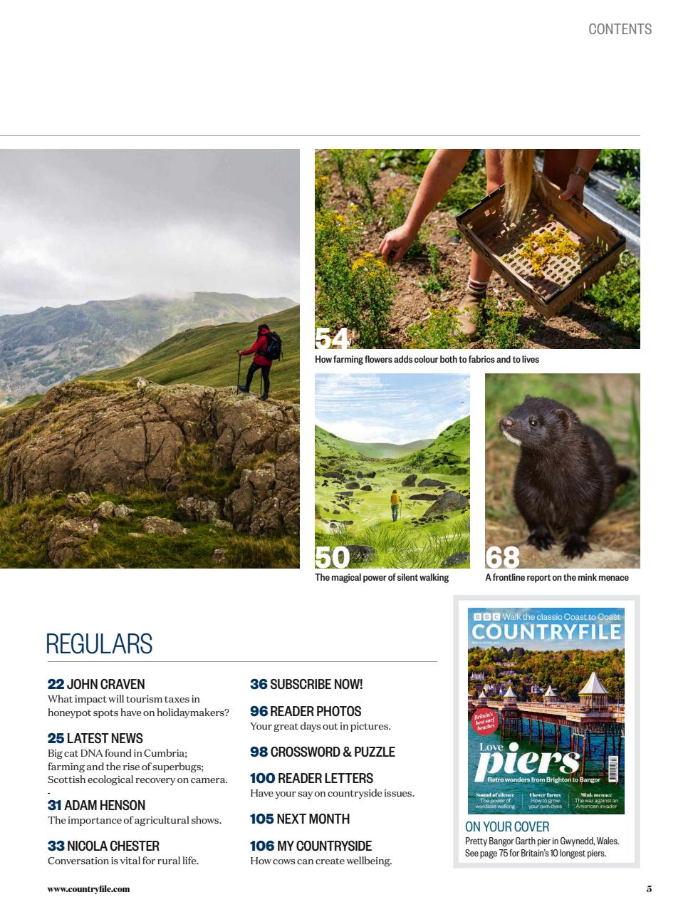BBC Countryfile Magazine Preview Pages