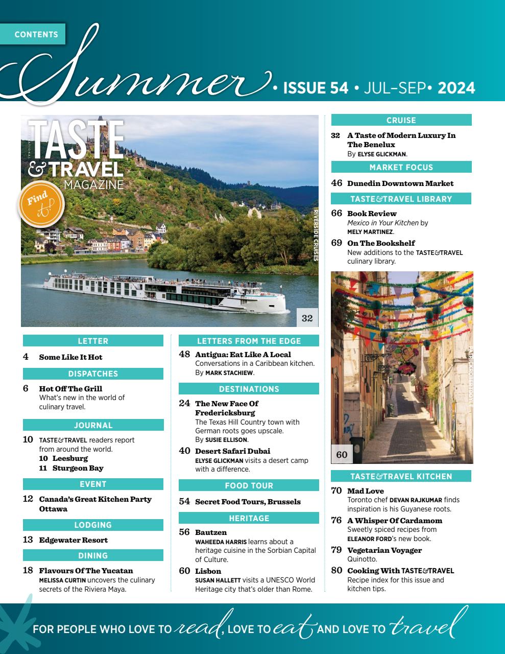 Taste & Travel International Preview Pages