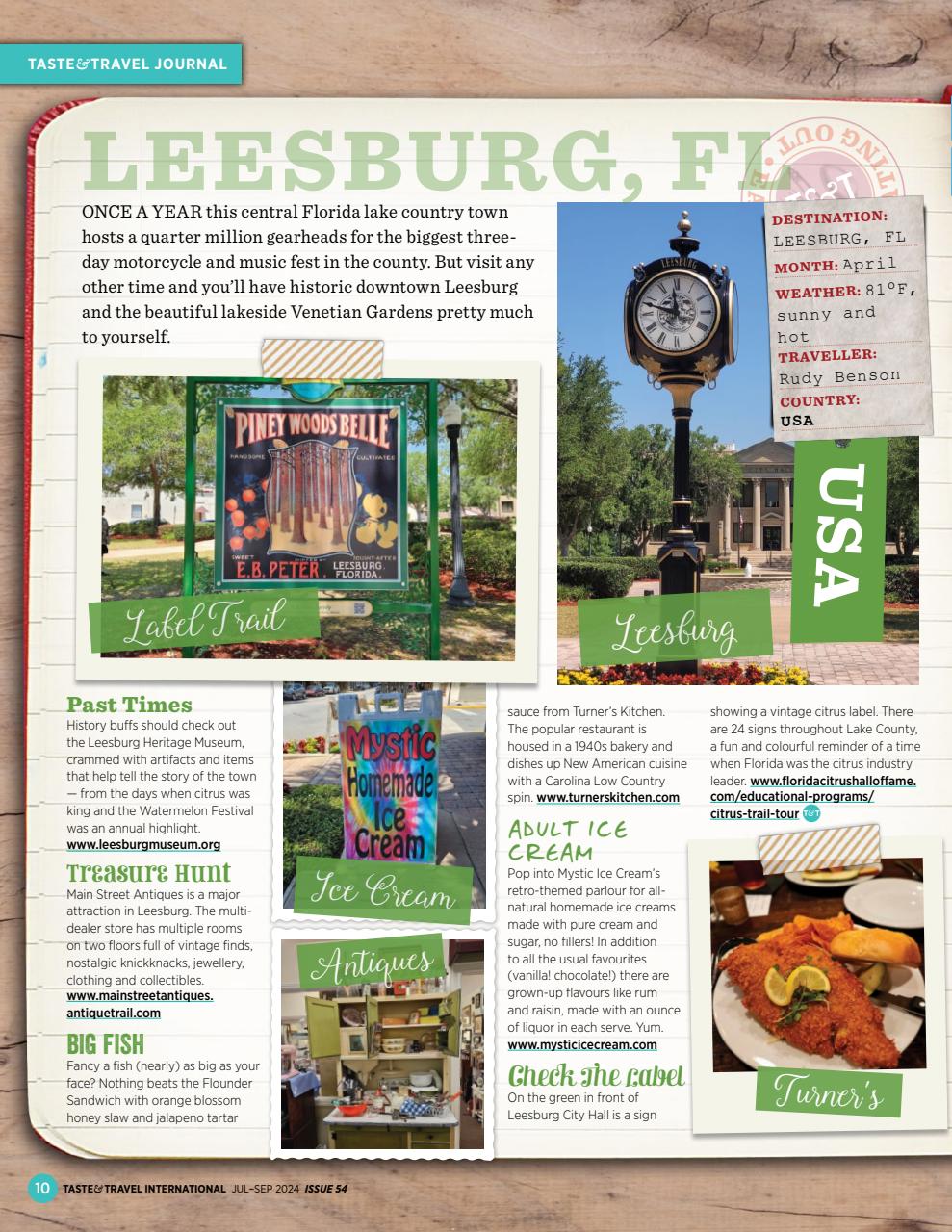 Taste & Travel International Preview Pages