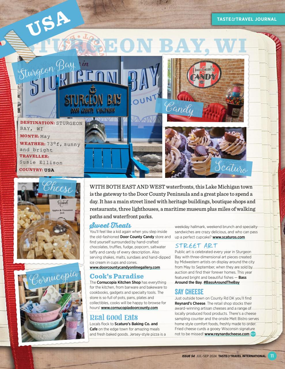 Taste & Travel International Preview Pages