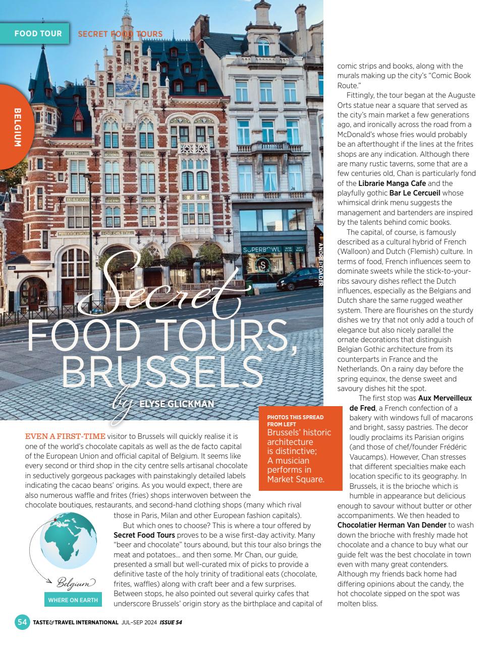 Taste & Travel International Preview Pages