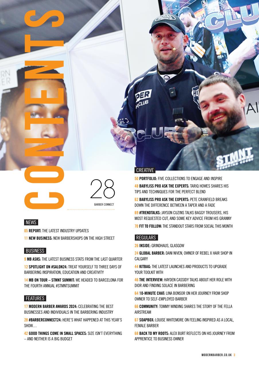 Modern Barber Preview Pages