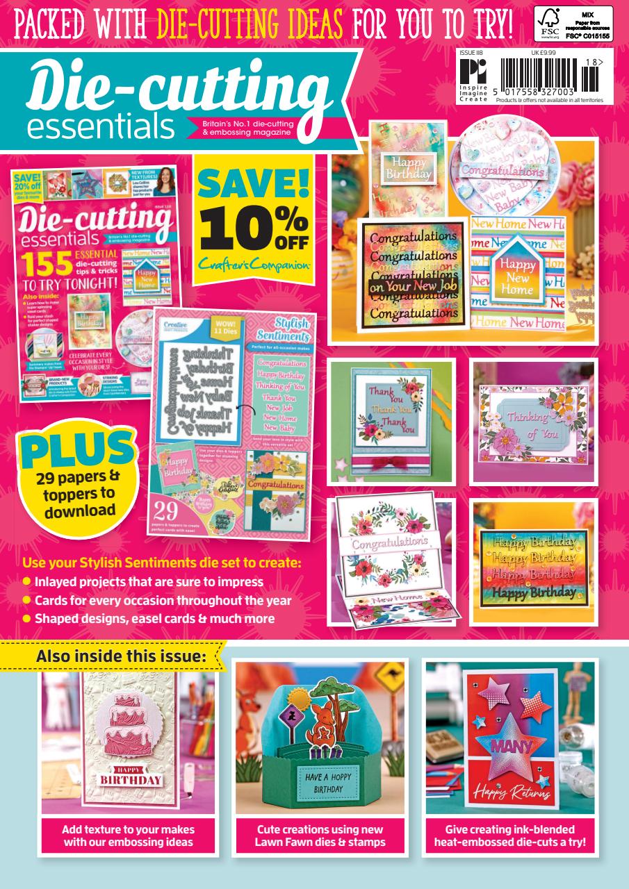 Die-Cutting Essentials Preview Pages