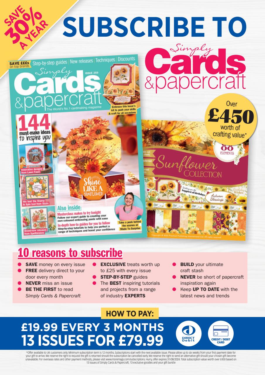 Simply Cards & Papercraft Preview Pages