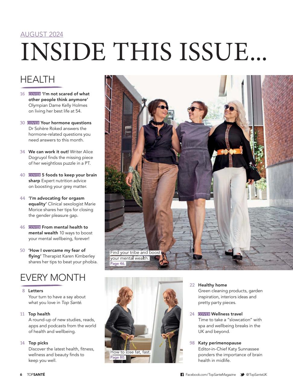 Top Sante Preview Pages