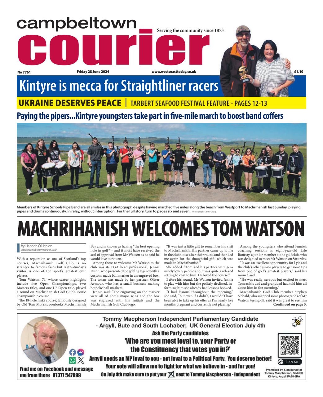 Campbeltown Courier Preview Pages