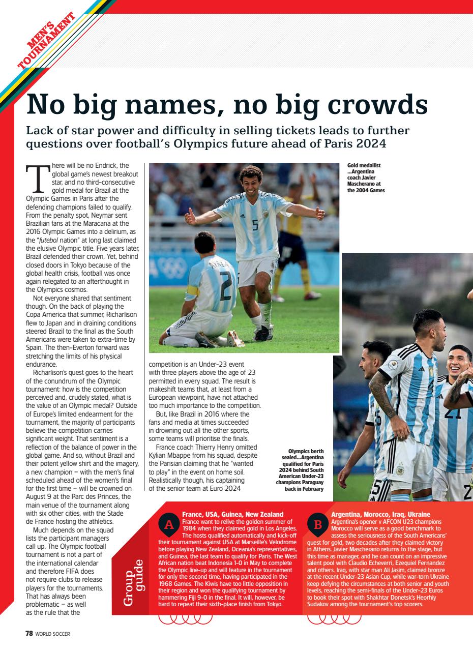 World Soccer Preview Pages