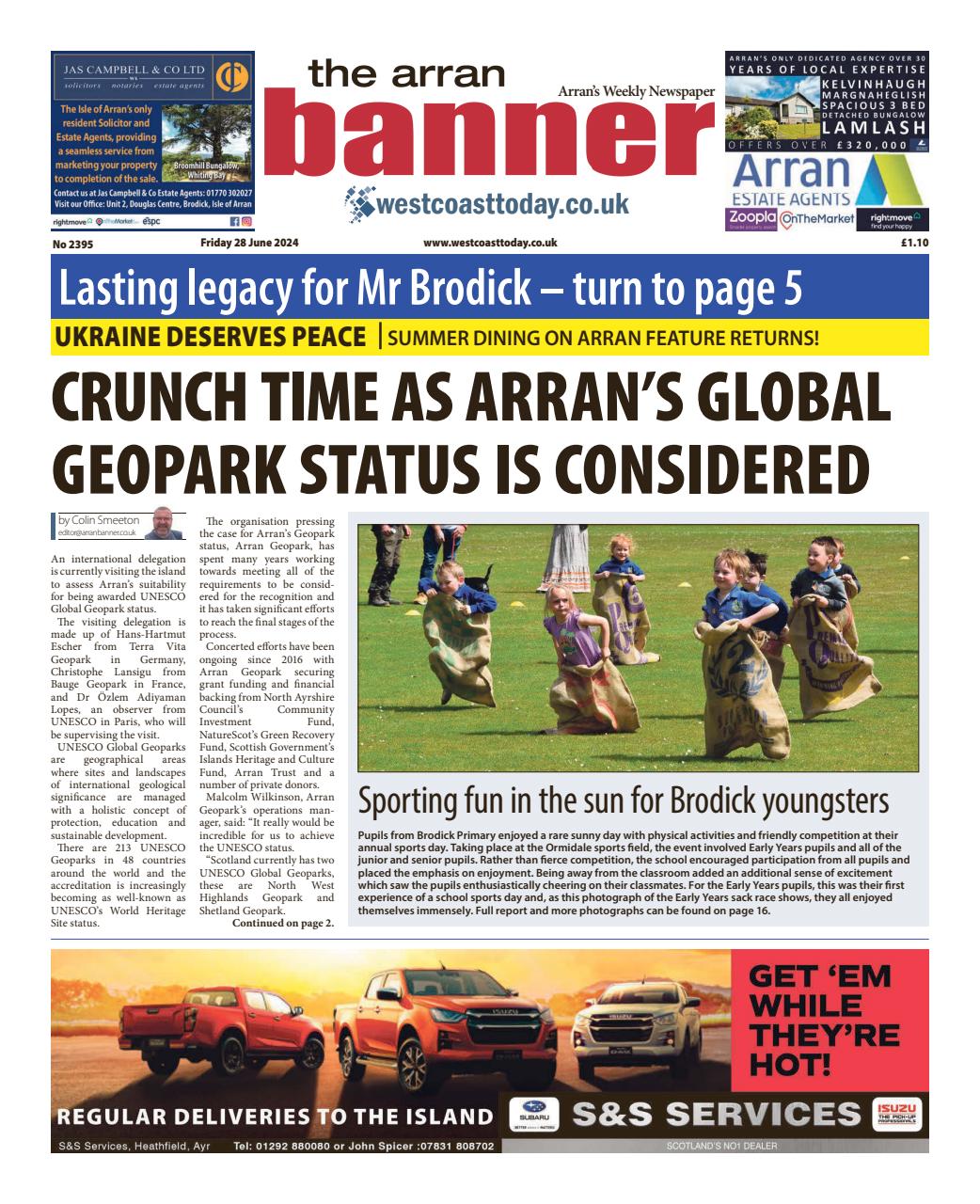 Arran Banner Preview Pages