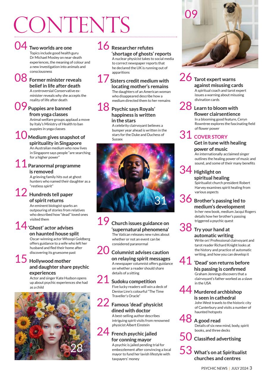 Psychic News Preview Pages