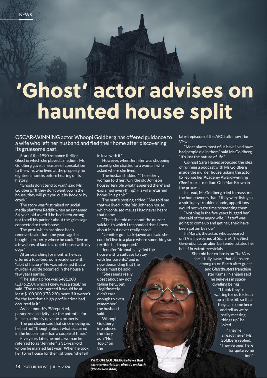 Psychic News Preview Pages