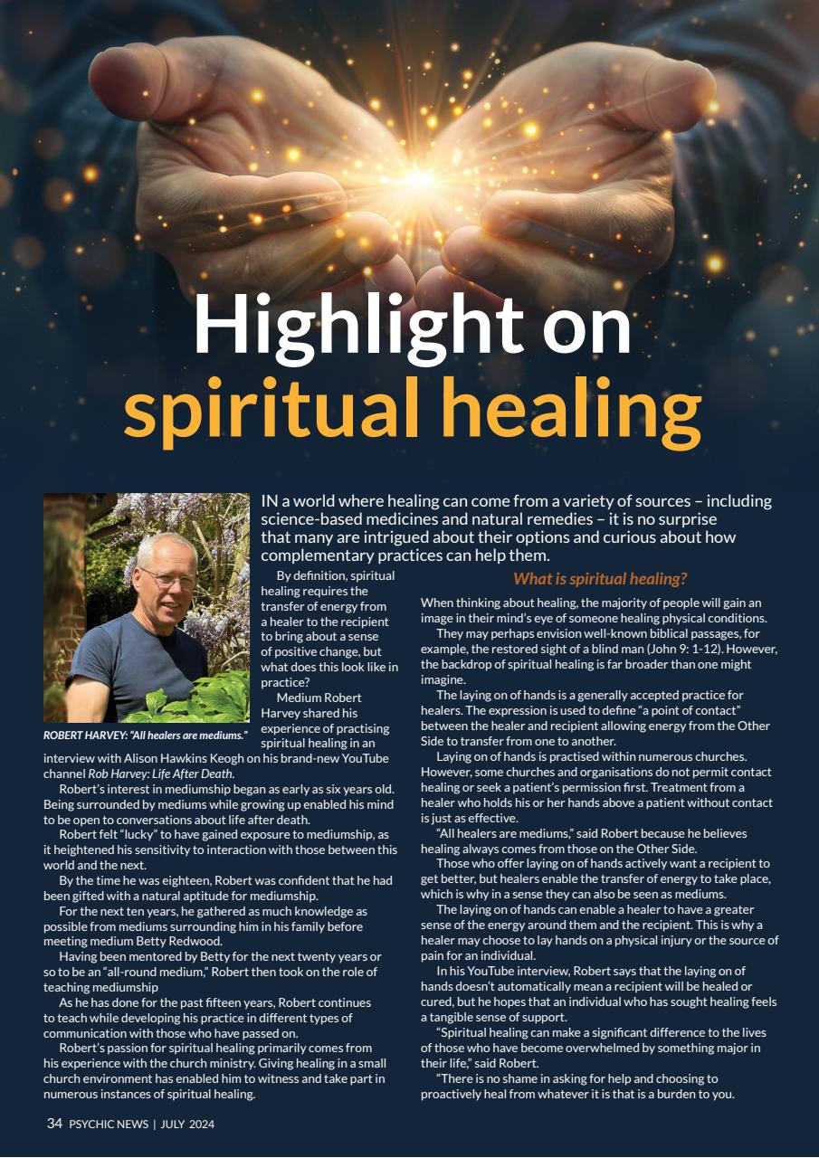 Psychic News Preview Pages