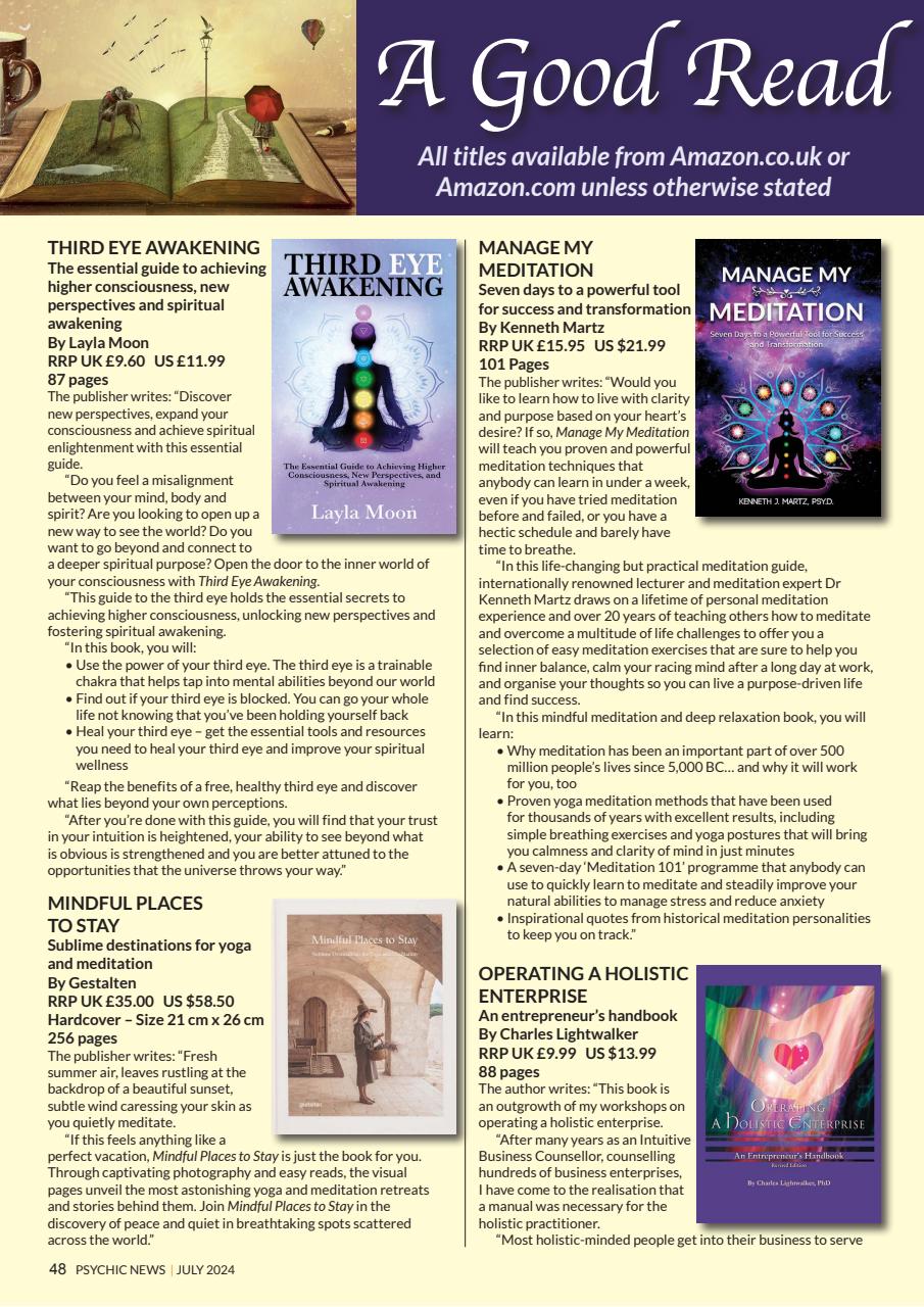 Psychic News Preview Pages