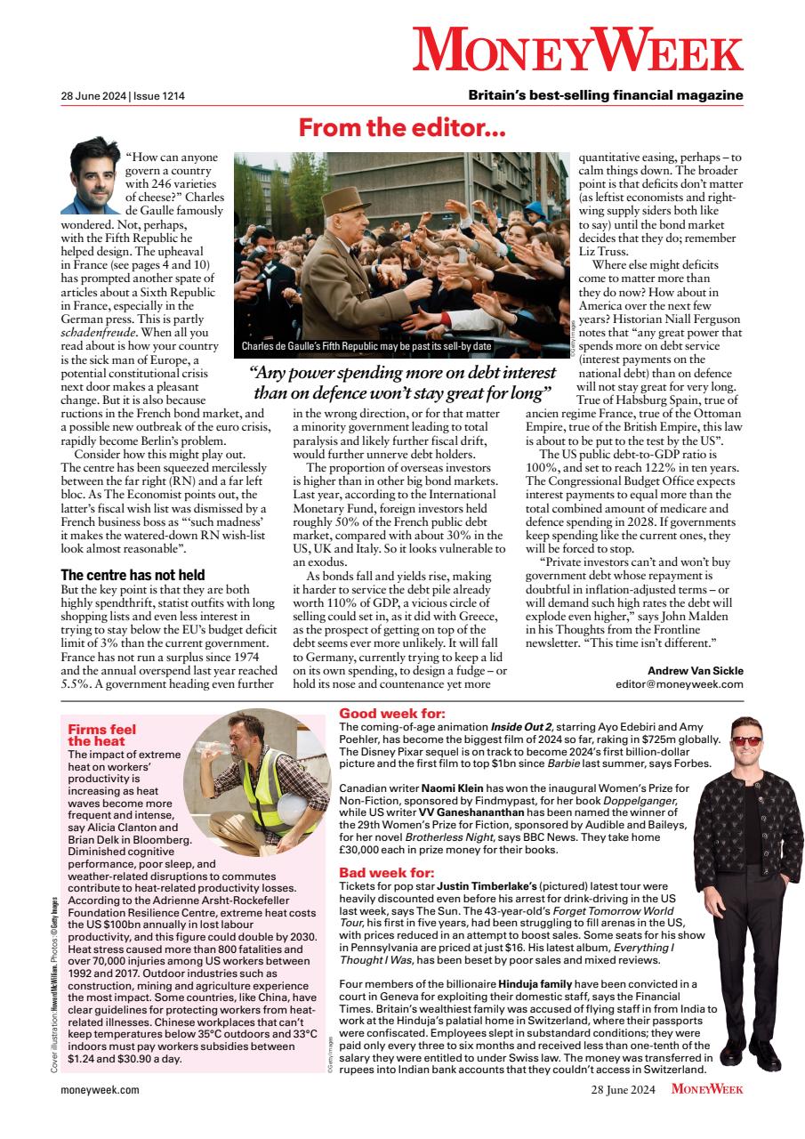 MoneyWeek Preview Pages