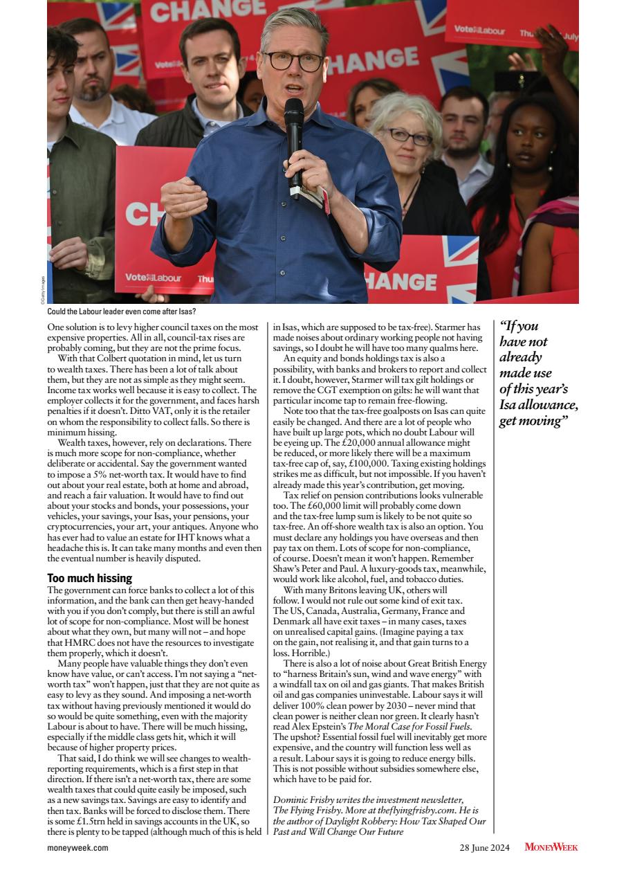 MoneyWeek Preview Pages