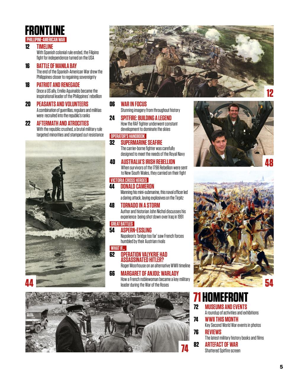 History of War Preview Pages