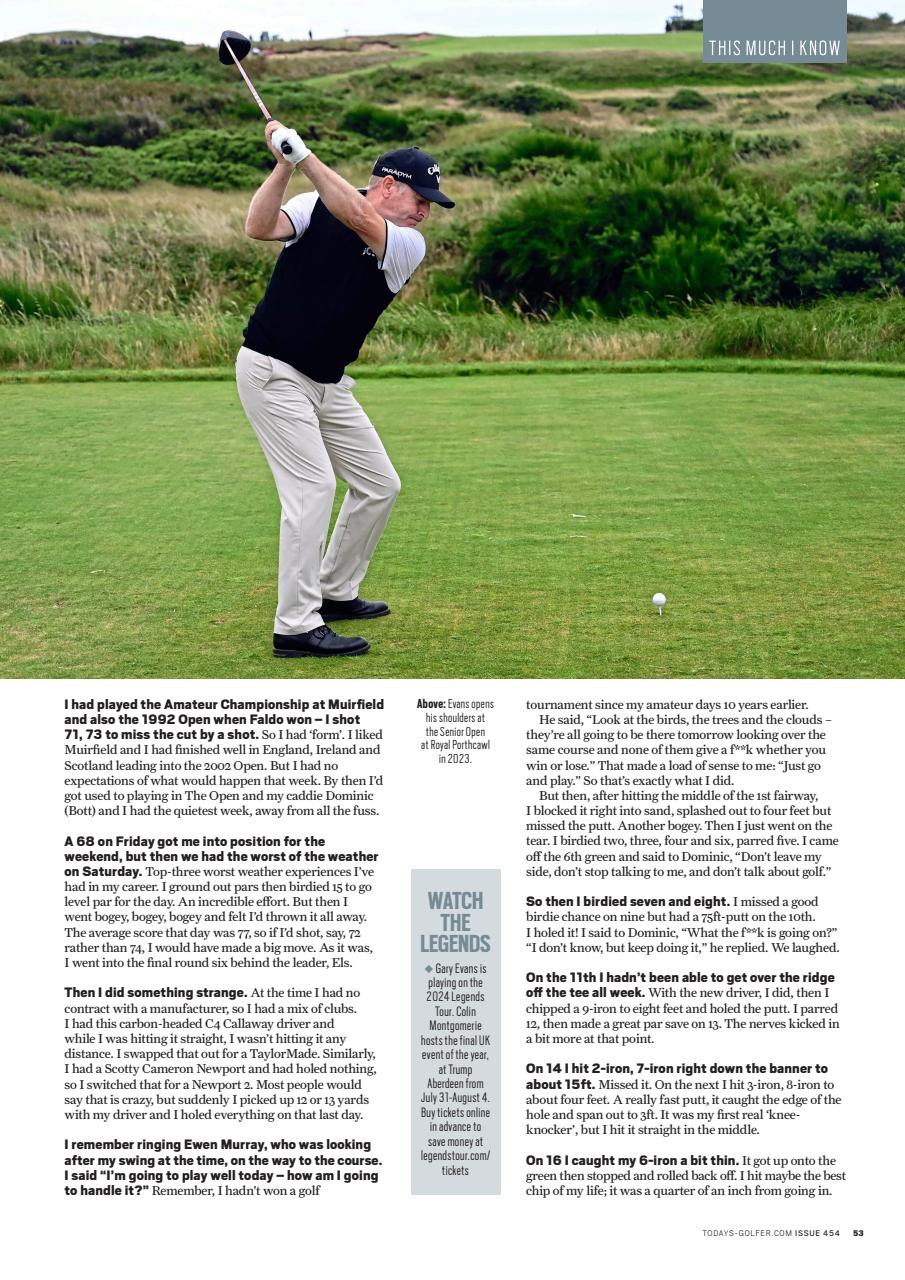 Today's Golfer Preview Pages
