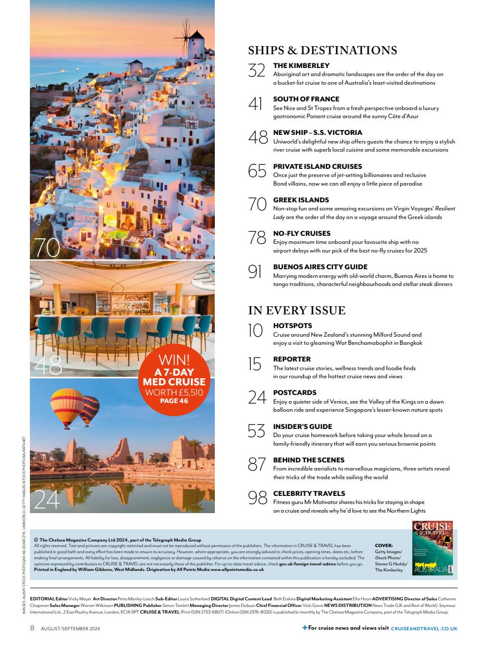 Cruise & Travel Preview Pages