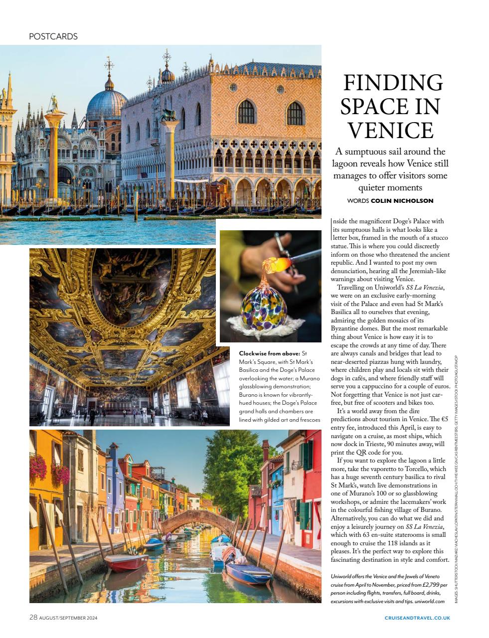 Cruise & Travel Preview Pages