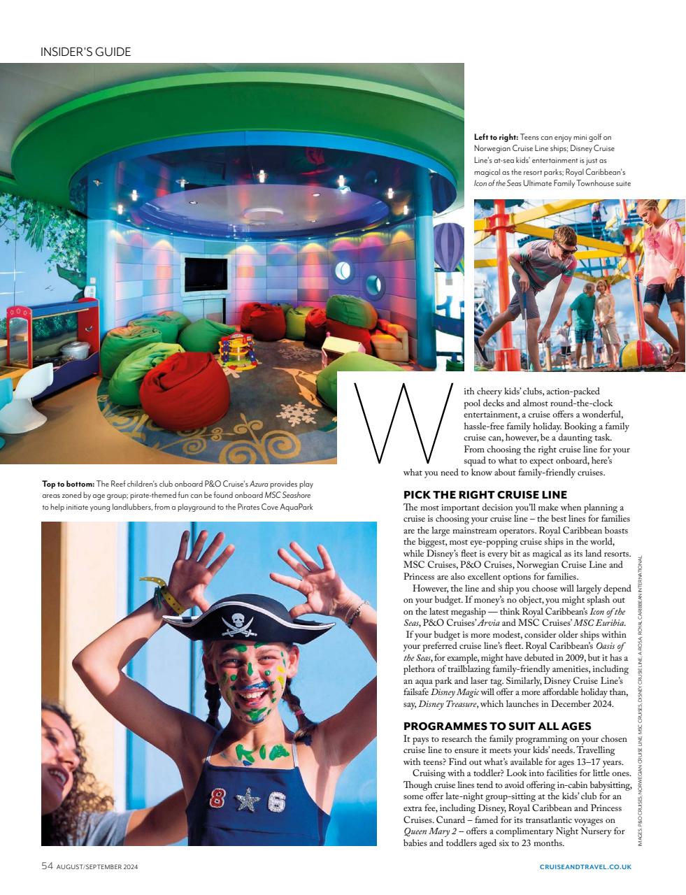 Cruise & Travel Preview Pages