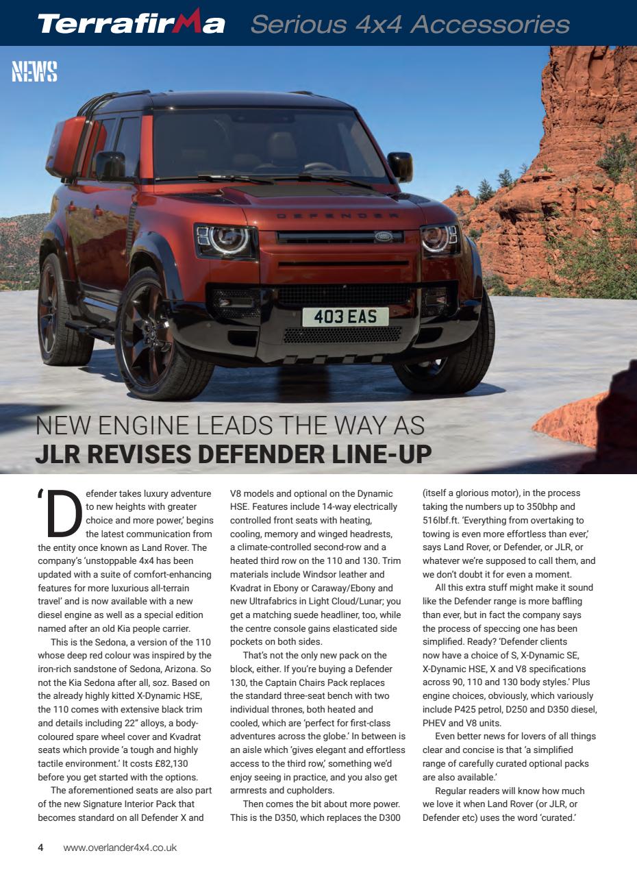 Overlander 4X4 Preview Pages