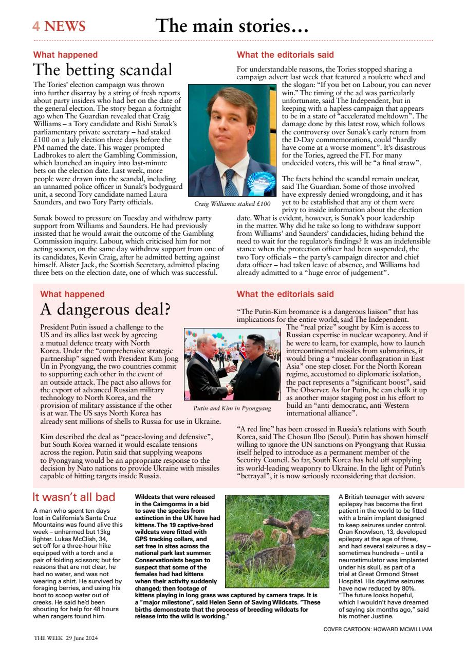 The Week Preview Pages