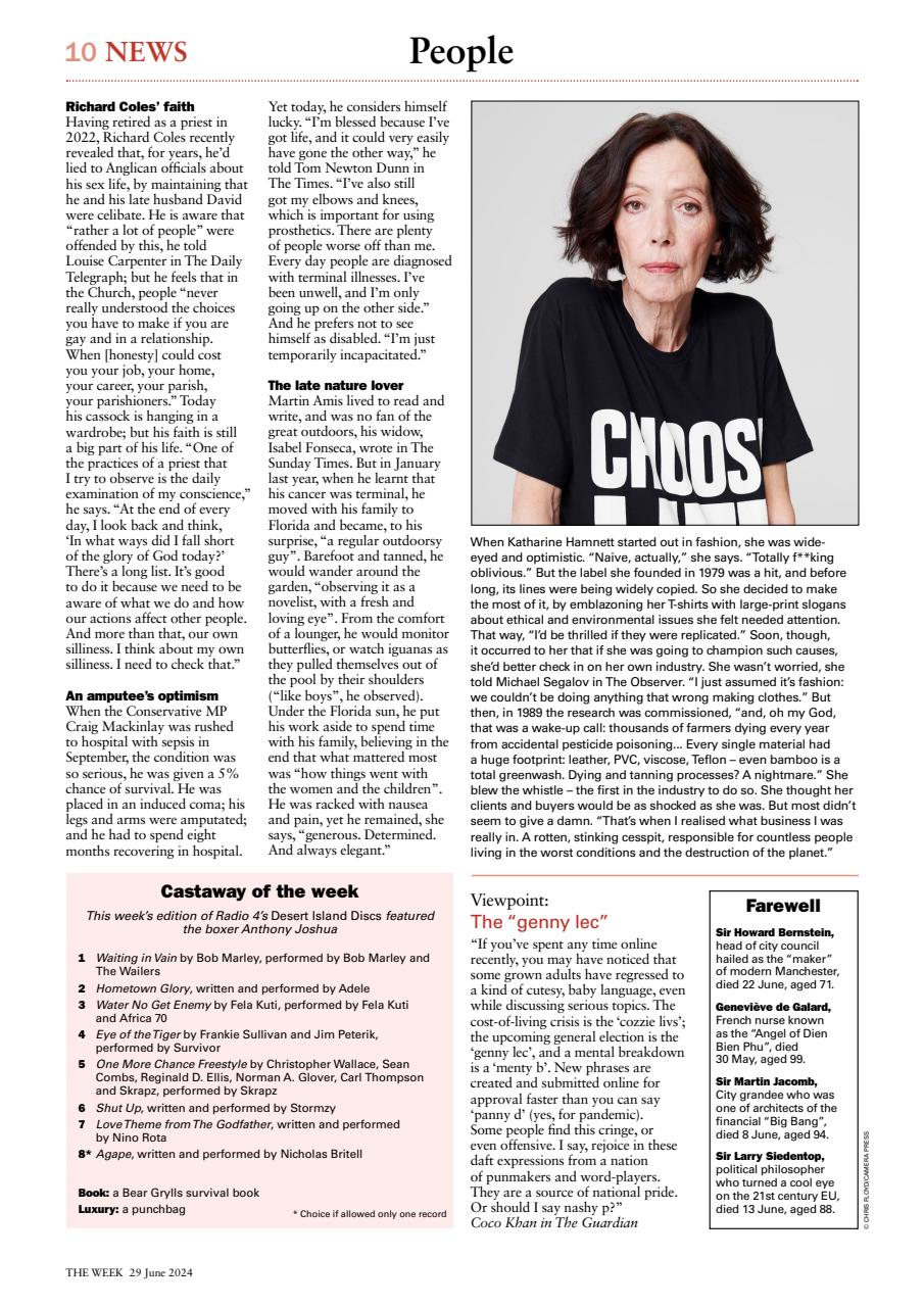 The Week Preview Pages