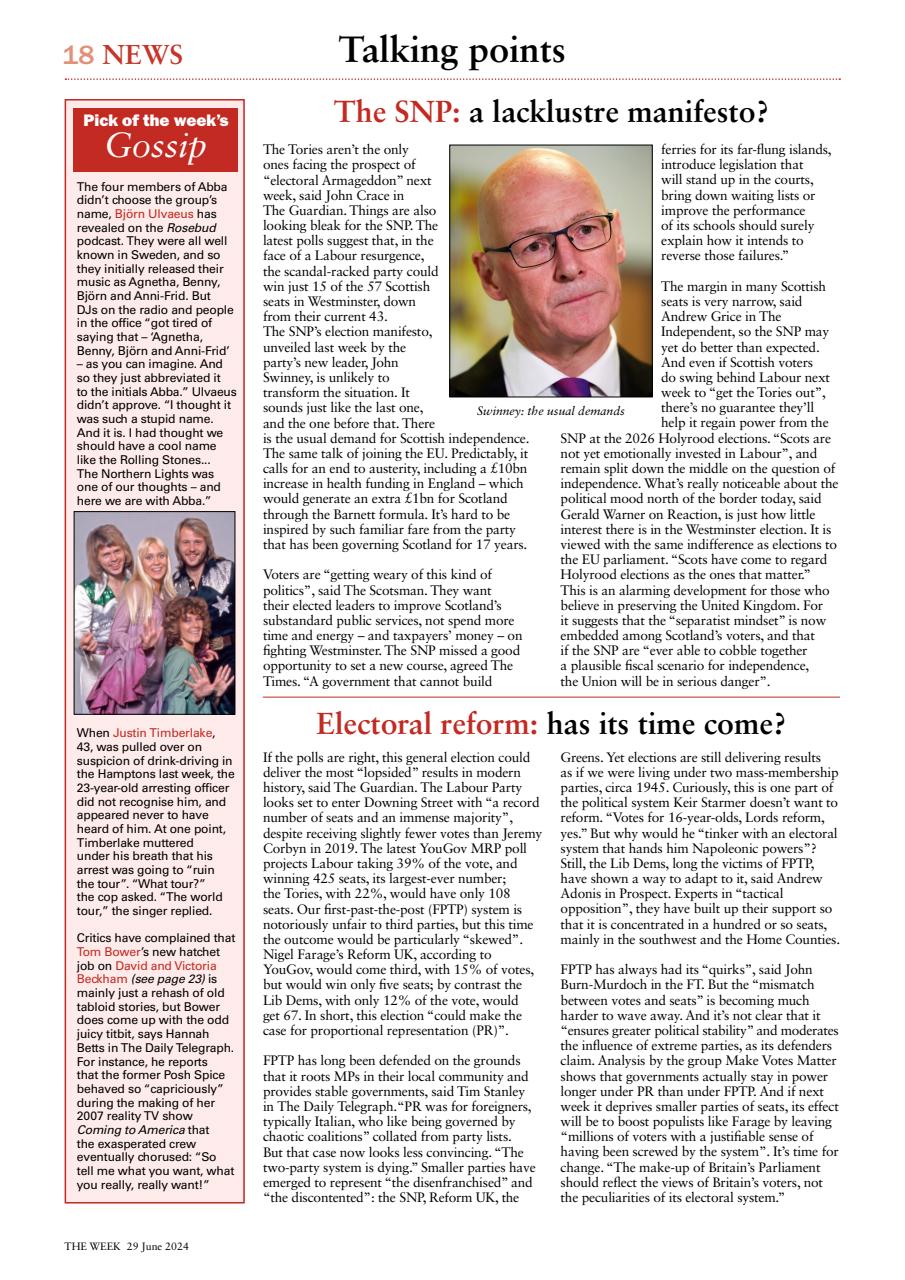 The Week Preview Pages