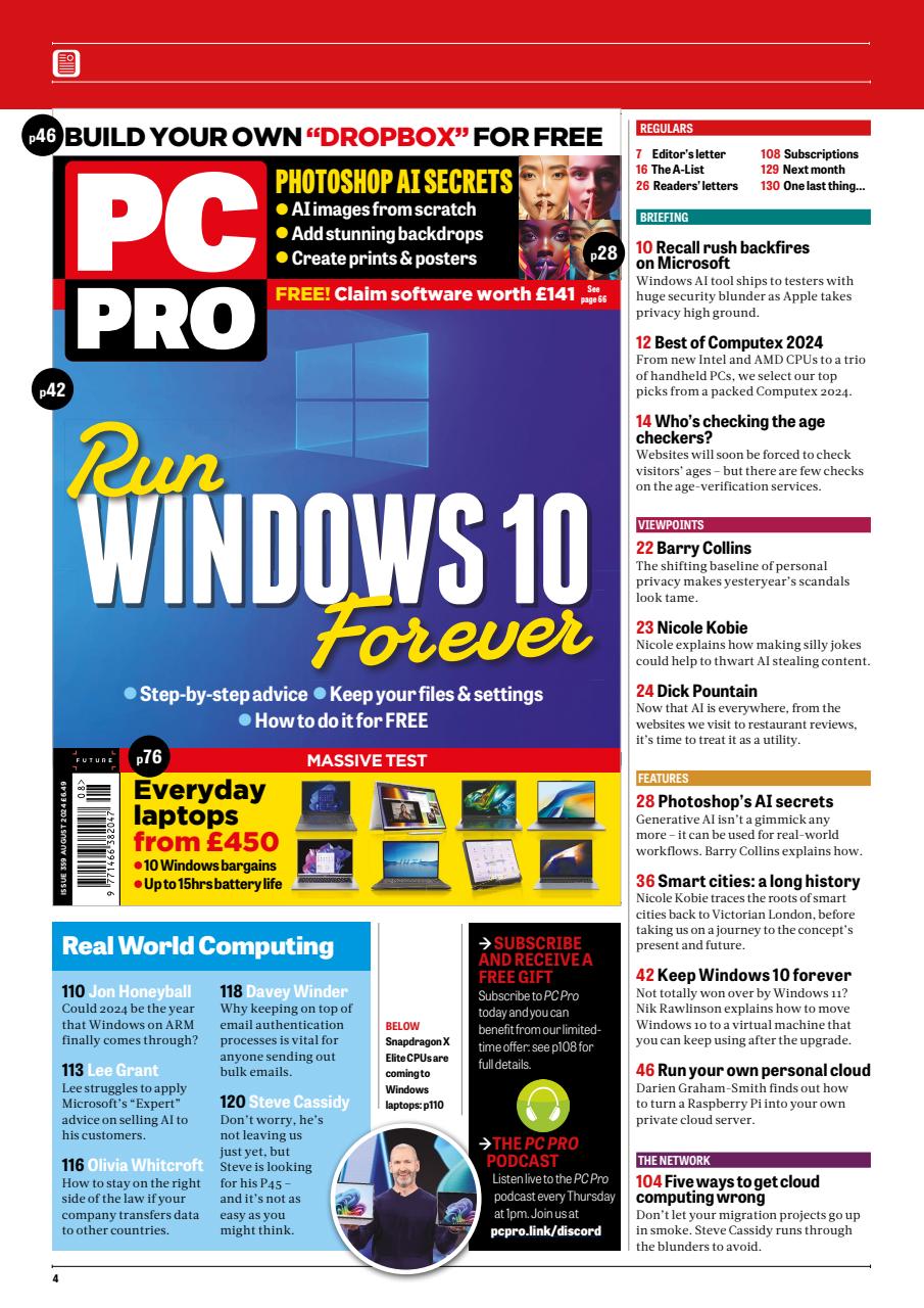 PC Pro Preview Pages