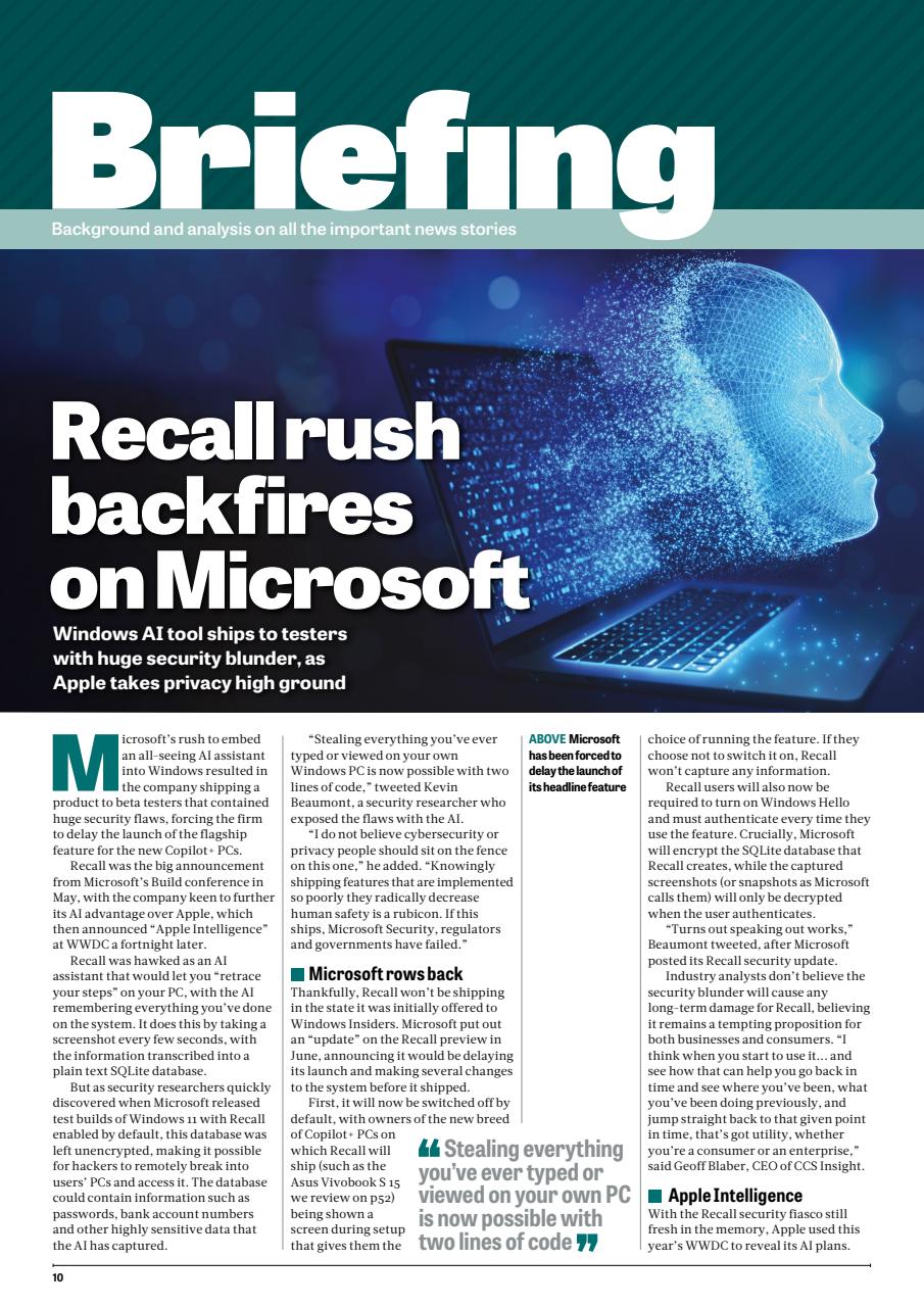 PC Pro Preview Pages