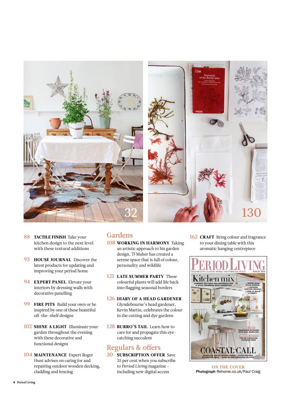 Period Living Magazine Preview Pages