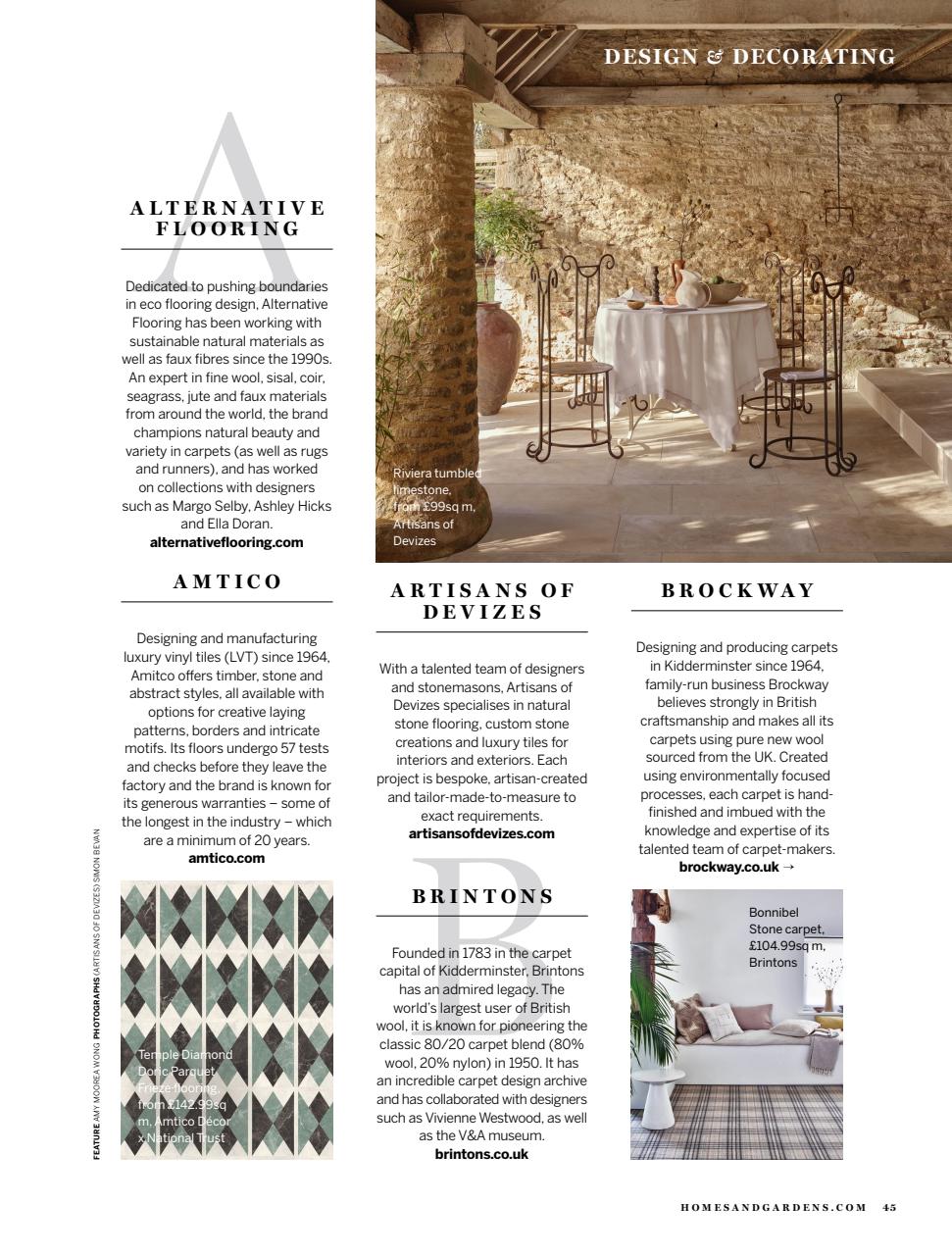 Homes & Gardens Preview Pages