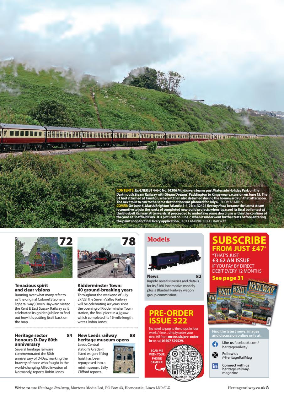 Heritage Railway Preview Pages